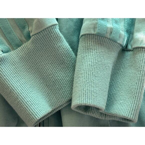 Vintage Y2K Adidas Light Blue Zip-Up Track/Tennis Sport Jacket/coat Women Large - Picture 9 of 9